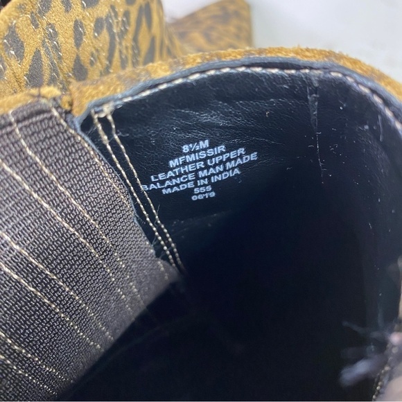 Marc Fisher Missir Leopard Print Chelsea Boots Sz 8.5 M - Picture 11 of 14
